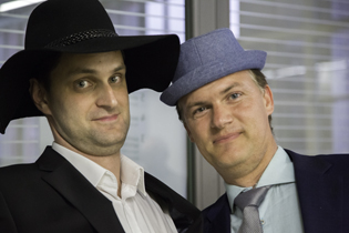 Alexei Petrov and Roland Glassl at the German Hat Museum